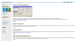 Desktop Screenshot of calc-info.de